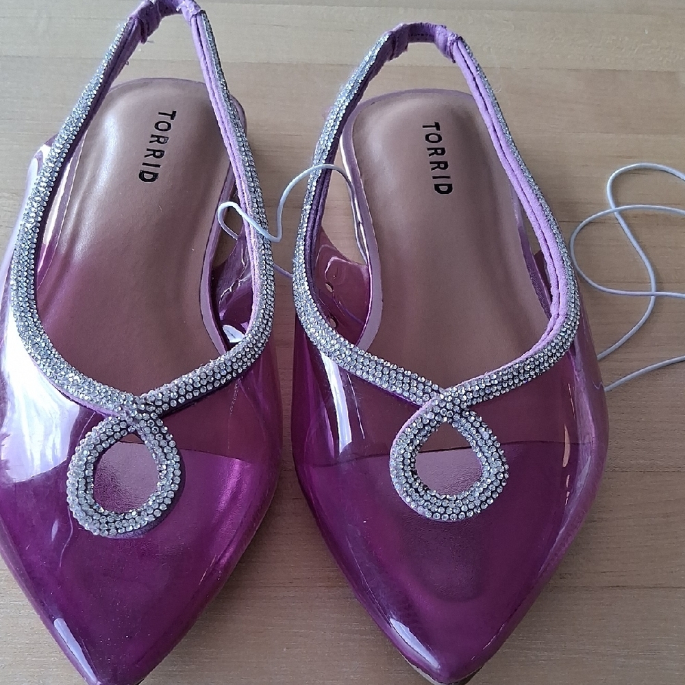 Torrid Pink Women's Shoes with Rhinestone Detail